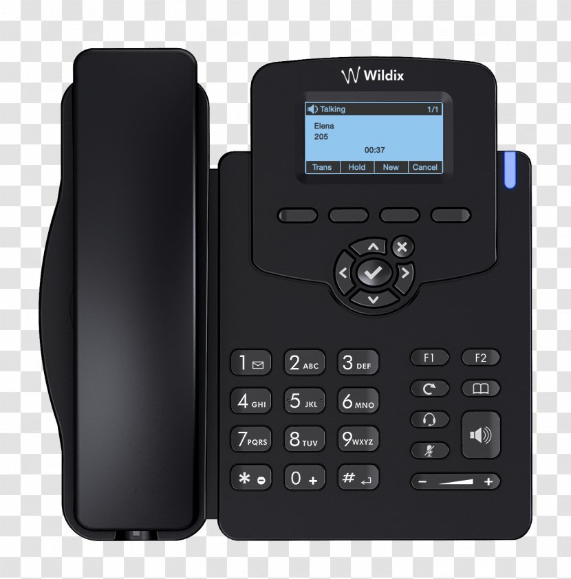 Unified Communications Telephone Voice Over IP VoIP Phone Wildix - Ip Pbx - Videoconference Transparent PNG