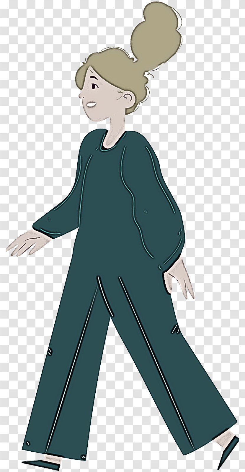 Cartoon Character Clothing Line Male Transparent PNG