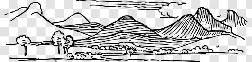 Mountain Range Clip Art - Mammal - Wing Transparent PNG
