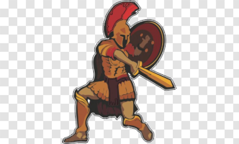 Ancient Greece Spartan Army Greek Warfare Language - Mythical Creature - Warrior Transparent PNG