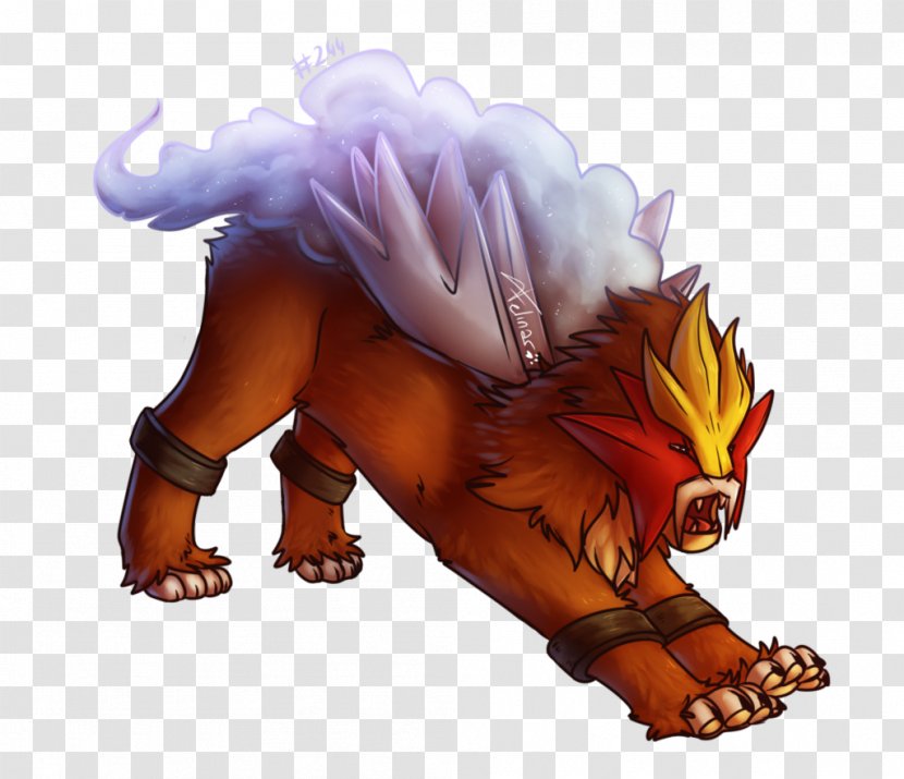 Entei Felidae DeviantArt Pokémon - Pokemon Transparent PNG