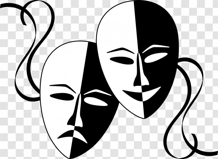Mask Theatre Drama - Heart Transparent PNG