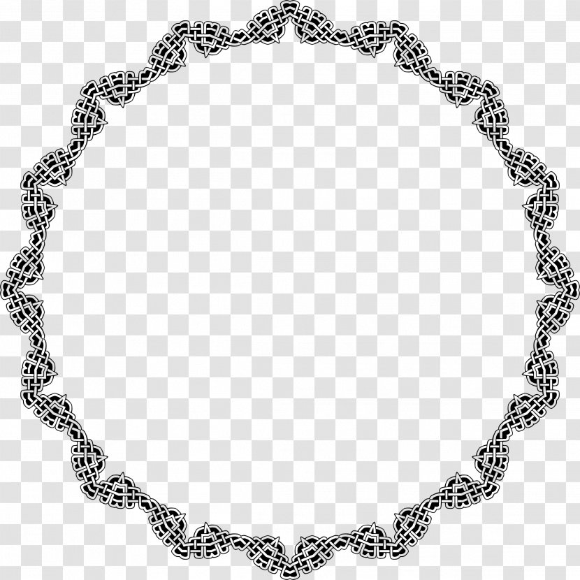 Earring Bracelet Jewellery Necklace Silver - Circle Frame Transparent PNG