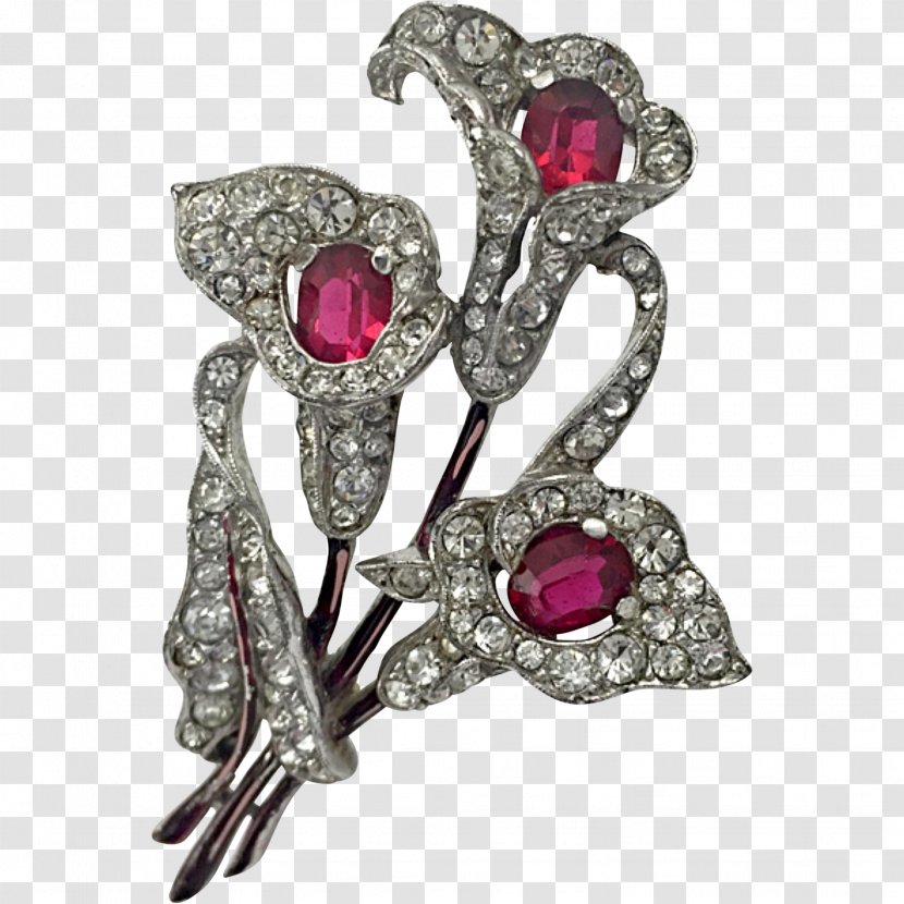 Earring Jewellery Gemstone Clothing Accessories Brooch - Callalily Transparent PNG