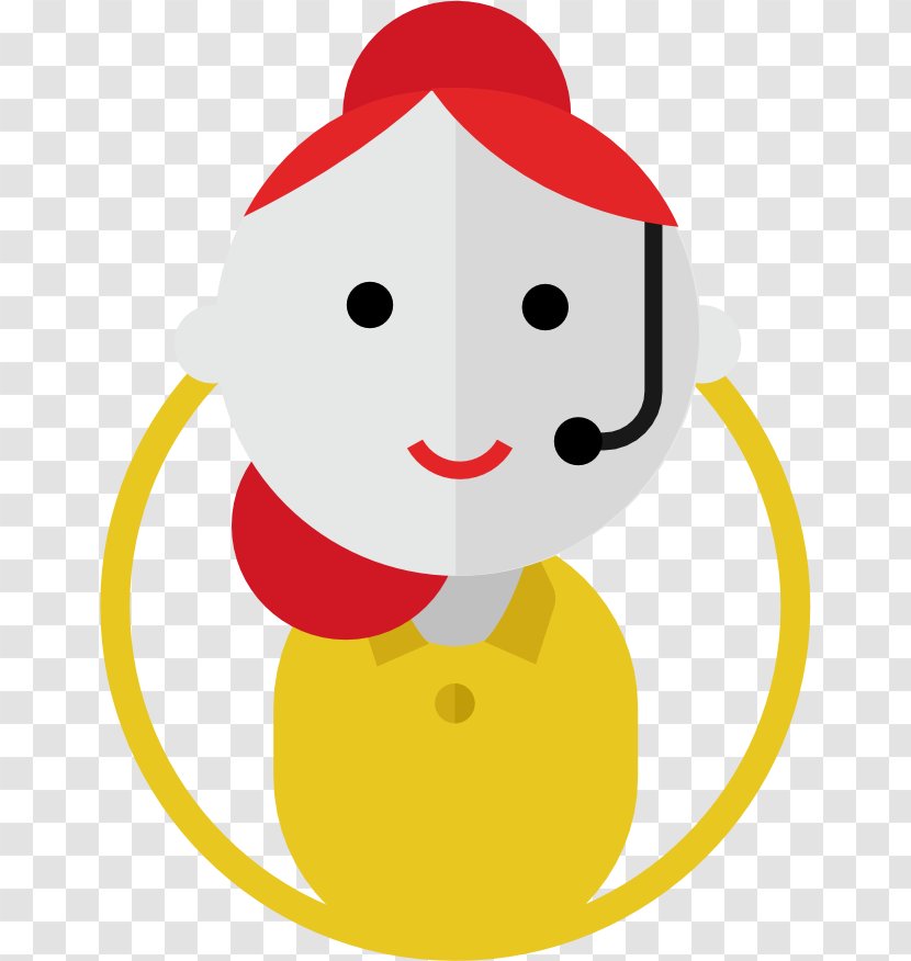 Smiley Character Line Clip Art - Yellow - Service Provider Transparent PNG