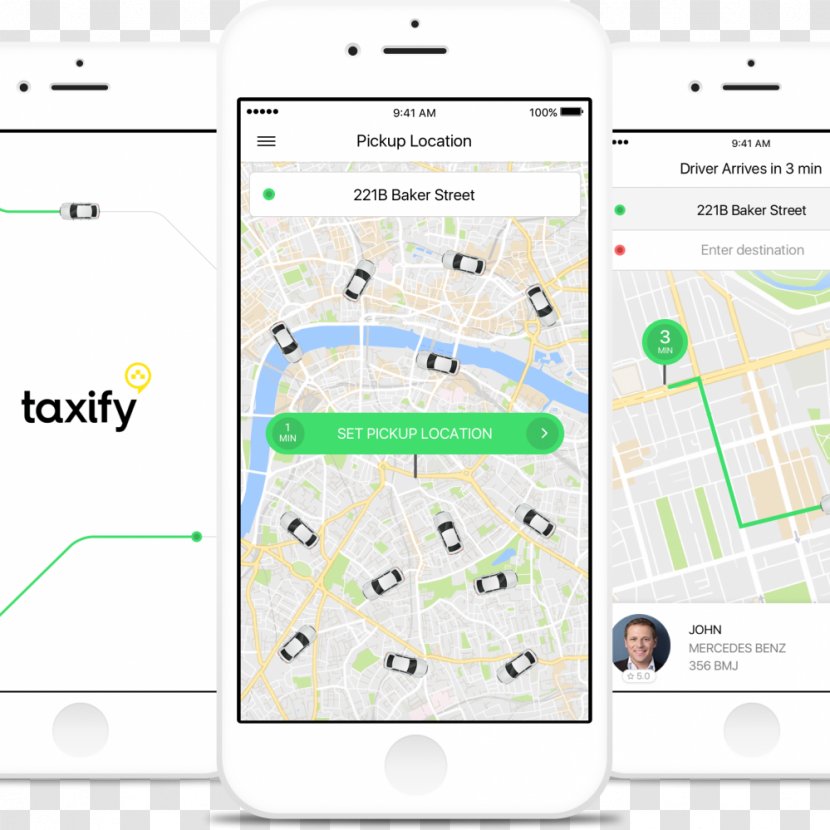 Taxify Georgia Accra Uber Business - Yellow - Apps Flyer Transparent PNG