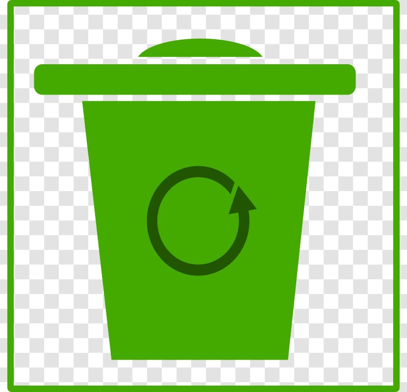 Waste Container Recycling Clip Art - Brand - Garbage Can Clipart Transparent PNG