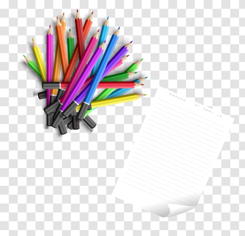 Paper Pencil - Cabinet - Office Scene Pen And Transparent PNG