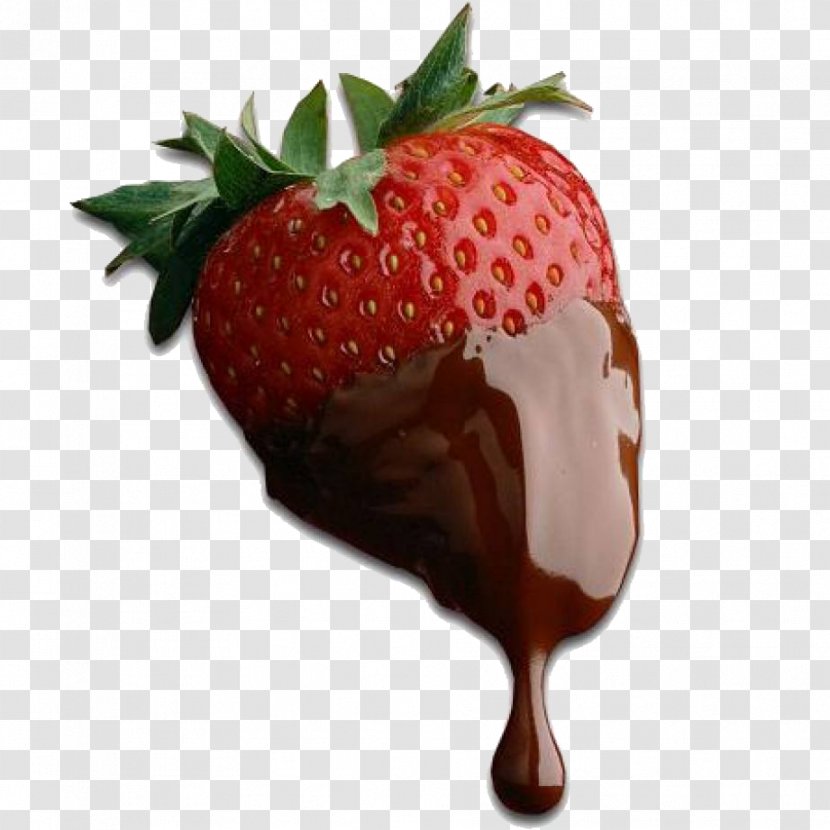 Chocolate Fountain Fondue Dipping Sauce Candy - Strawberry Transparent PNG