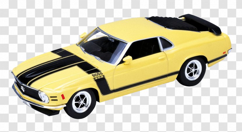 First Generation Ford Mustang Boss 302 Model Car - Automotive Exterior Transparent PNG