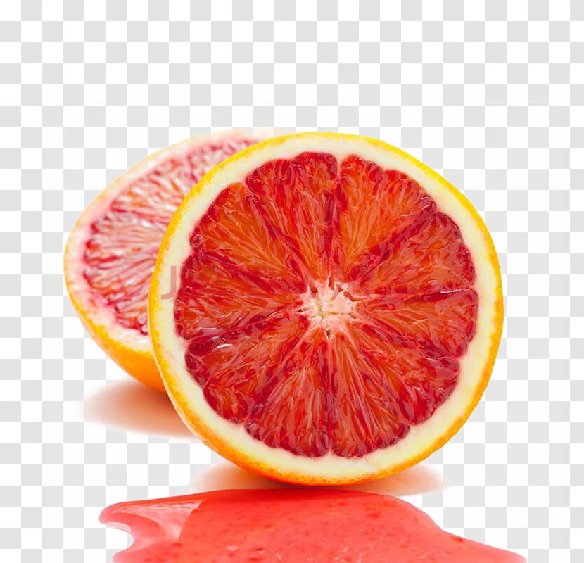 Blood Orange Juice Food Fruit - Valencia Transparent PNG