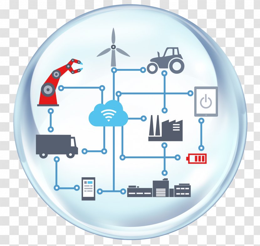 Industry 4.0 Internet Of Things Manufacturing - Communication Transparent PNG