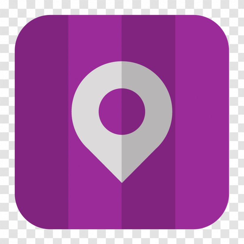 Pointer Library - Magenta - Location Marker Transparent PNG