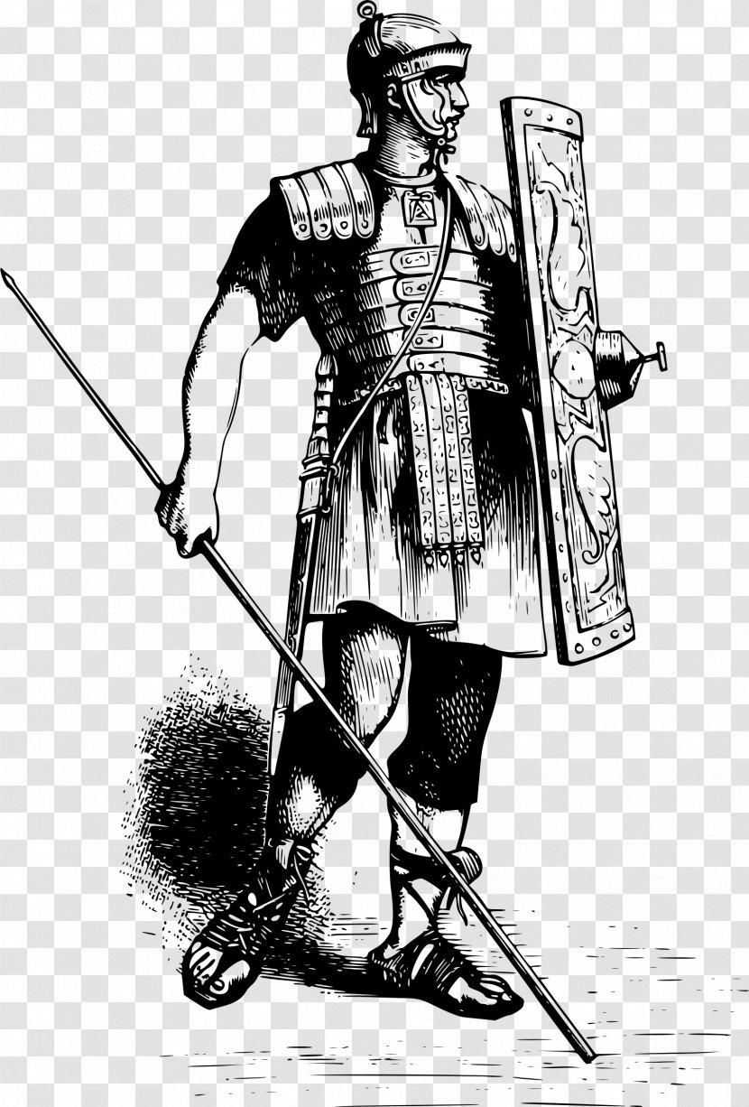 Ancient Rome Soldier Drawing Roman Army - Warrior Transparent PNG