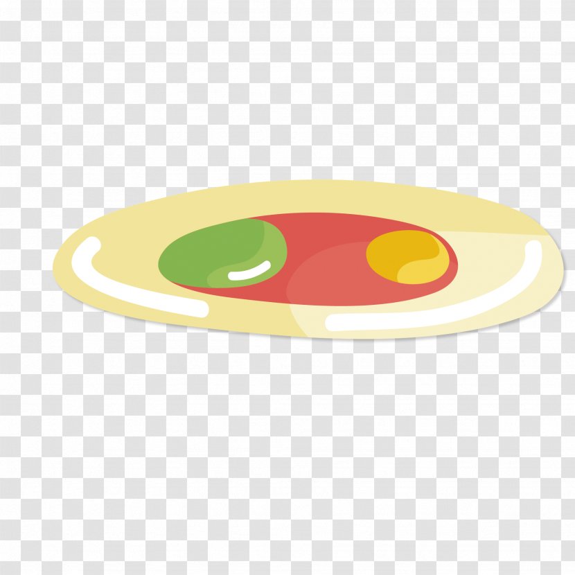 Yellow Circle Pattern - Table - Vector Egg Transparent PNG