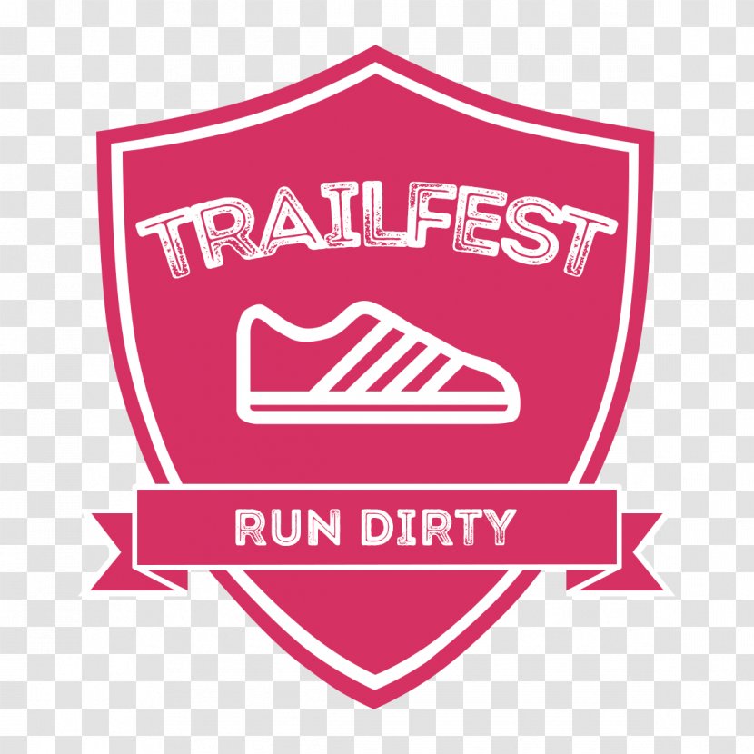 Trail Running Scotland Marathon - Magenta - Label Transparent PNG