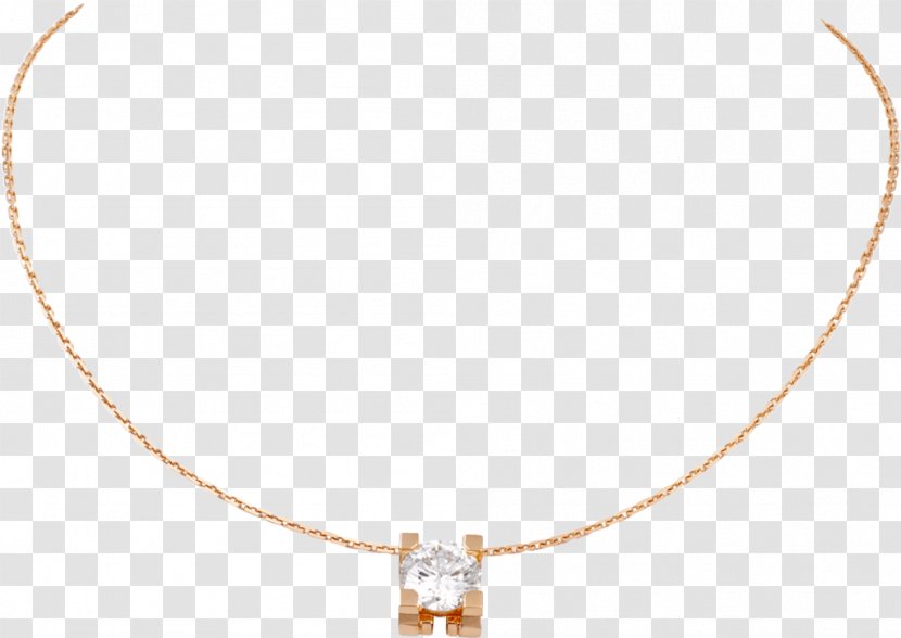 Necklace Cartier Jewellery Diamond Colored Gold Transparent PNG