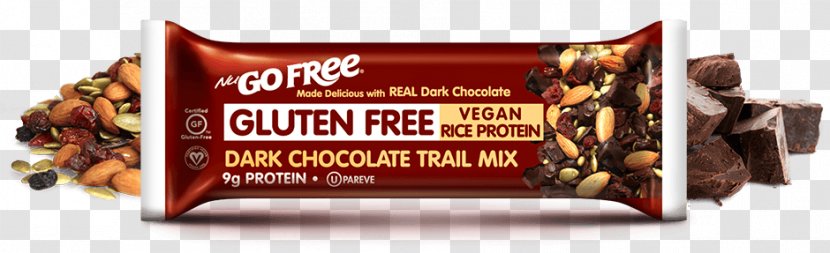 Chocolate Bar Dark Trail Mix Gluten-free Diet - Gluten Transparent PNG