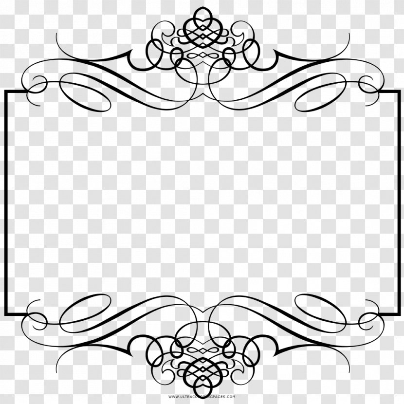 Wedding Invitation Coloring Book Picture Frames Drawing Transparent PNG