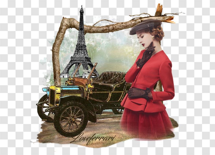 Eiffel Tower Illustration Drawing Chariot - Creative Love Transparent PNG