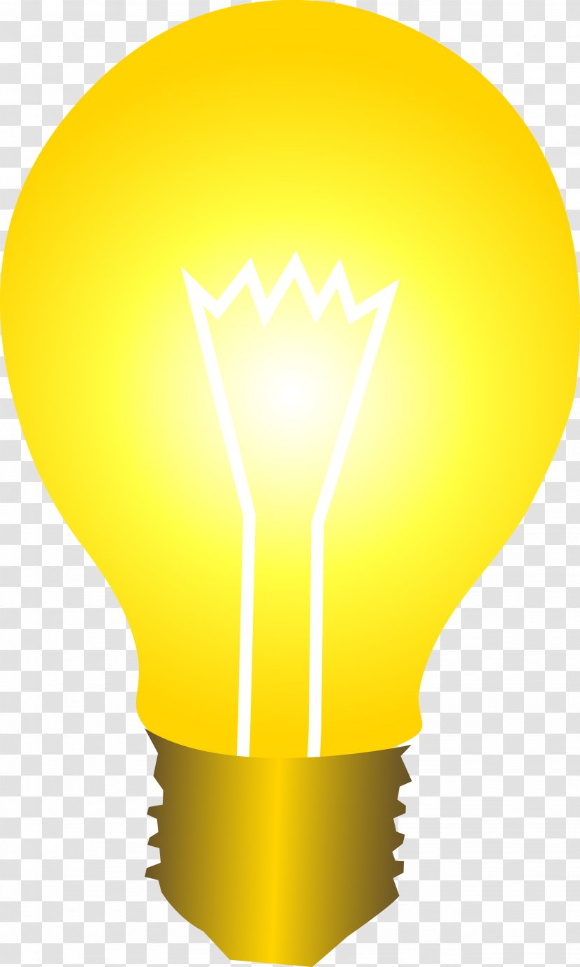 Incandescent Light Bulb Clip Art Openclipart Free Content - Lightemitting Diode Transparent PNG