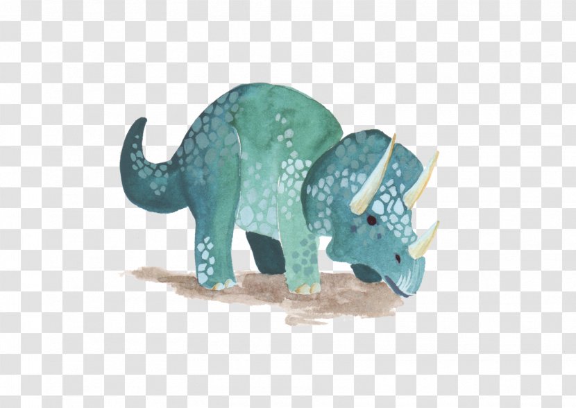 Dinosaur Figurine Elephants Mammuthus Primigenius - Animal Figure - Cake Painting Transparent PNG