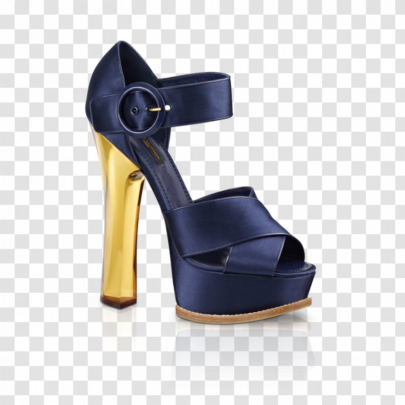 Sandal Louis Vuitton High-heeled Shoe Fashion - Footwear Transparent PNG