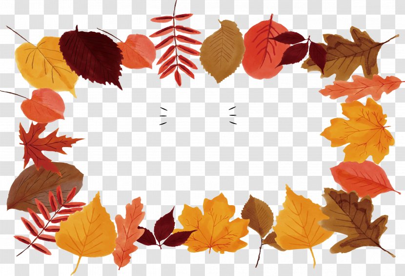 Autumn Leaf Watercolor Painting - Leaves Transparent PNG