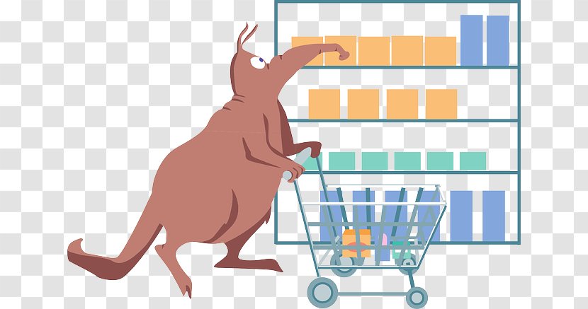 Aardvark Shopping Cart Clip Art - Dog Like Mammal Transparent PNG