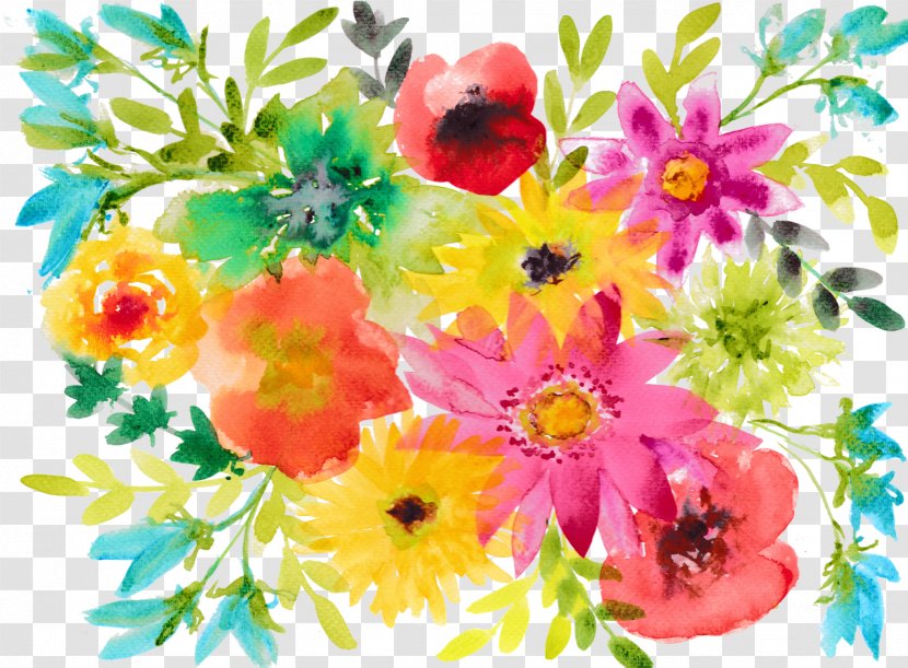 Floral Design Adobe Photoshop Watercolor Painting Transparent PNG