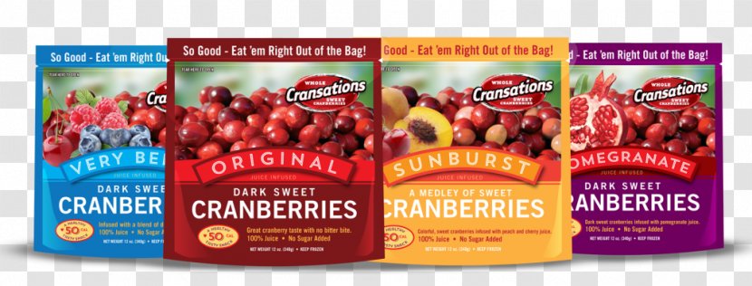Cranberry Advertising Brand Flavor Food - Dried Transparent PNG