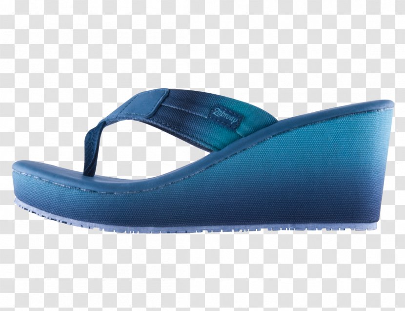 Flip-flops Shoe - Electric Blue - Design Transparent PNG