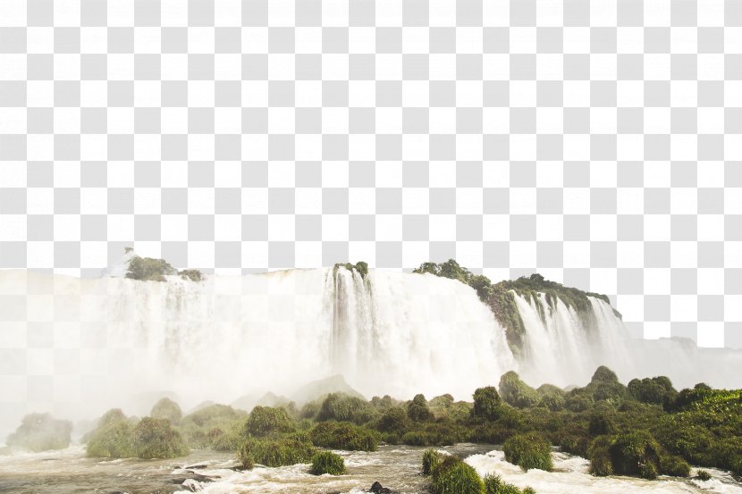 Iguazu Falls Dray Nur Waterfall Cloud Stock.xchng - Pixabay - Majestic Scenery With Map Transparent PNG