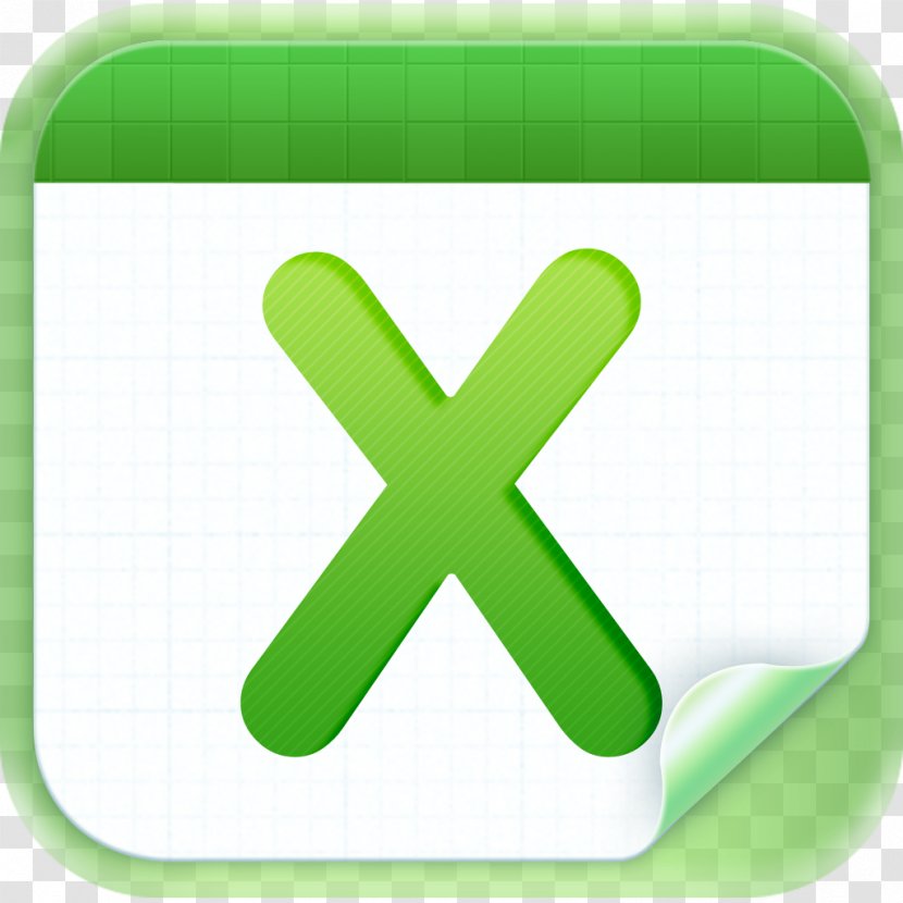 Green Font - Excel Icon Transparent PNG