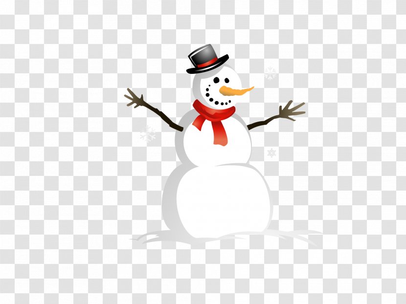 Snowman Santa Claus Christmas - Cute Transparent PNG