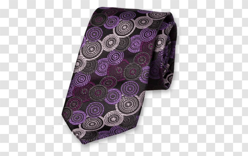 Necktie Silk Violet Purple Satin - Grey - Tie Transparent PNG
