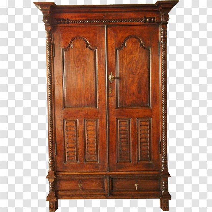 Armoires & Wardrobes Cupboard Cabinetry Indo-Portuguese Creoles Chiffonier - Portuguese - Antique Curtains Transparent PNG