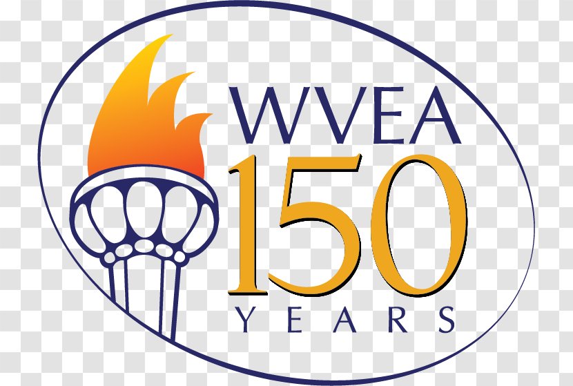 WVEA Education School Logo Organization - West Virginia - Anniversary Transparent PNG