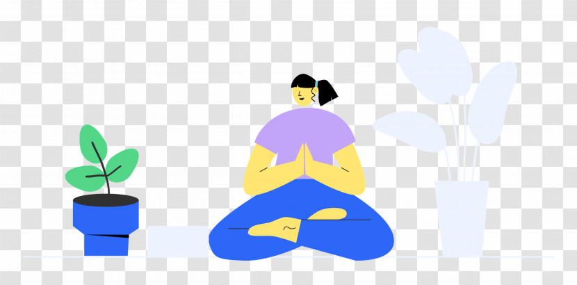 Meditating At Home Rest Relax Transparent PNG