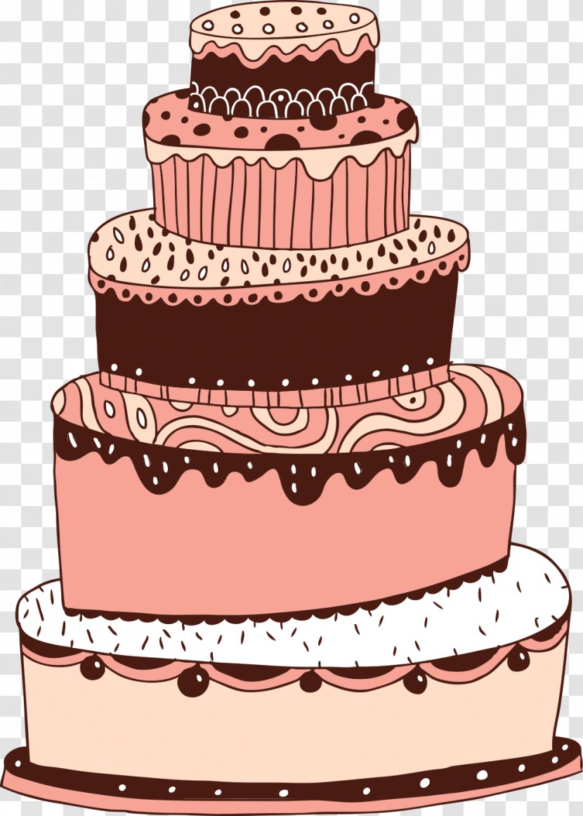 Layer Cake Birthday Wedding Teacake - Icing - Cakes Transparent PNG