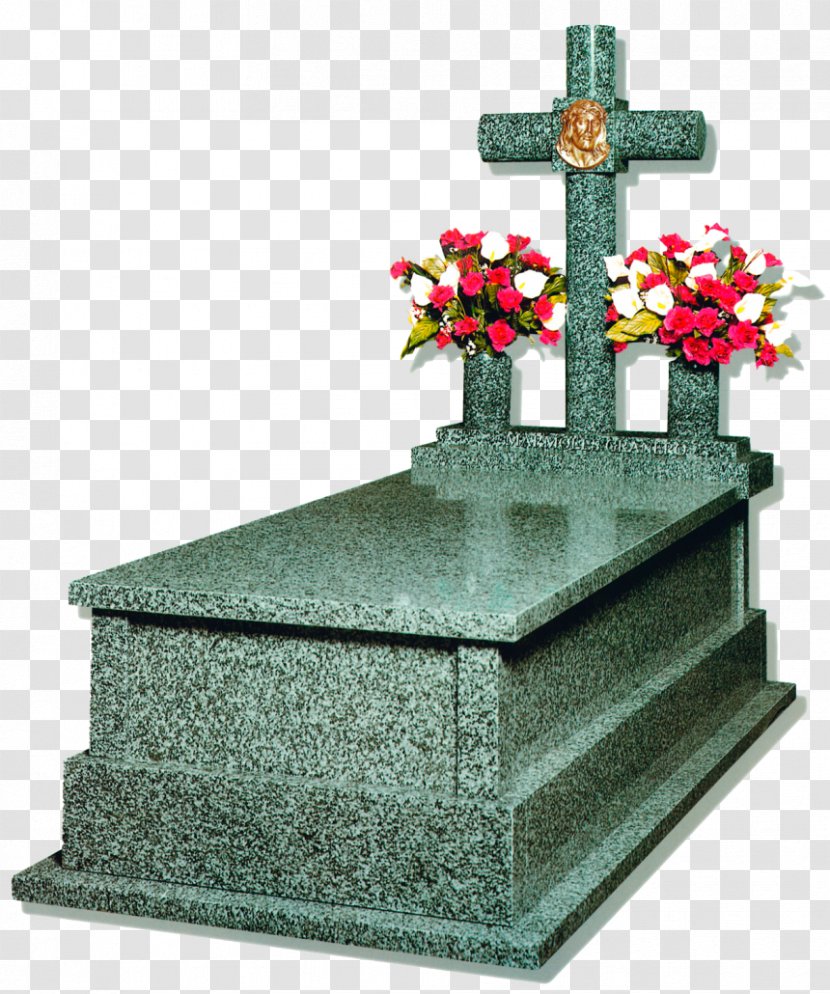 Headstone Panteoi Cross Vase Memorial - Grave Transparent PNG