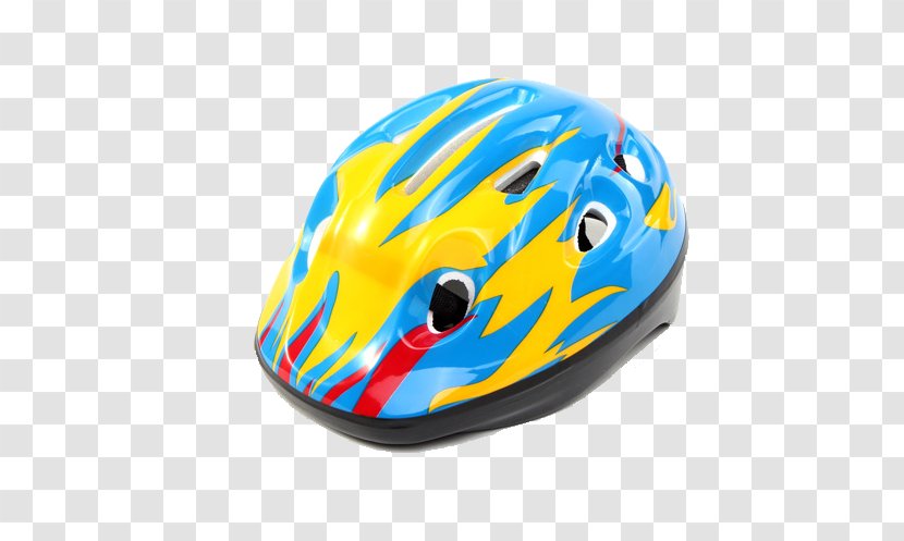 Bicycle Helmet Roller Skating Skateboarding - Yellow - Children Helmets Transparent PNG