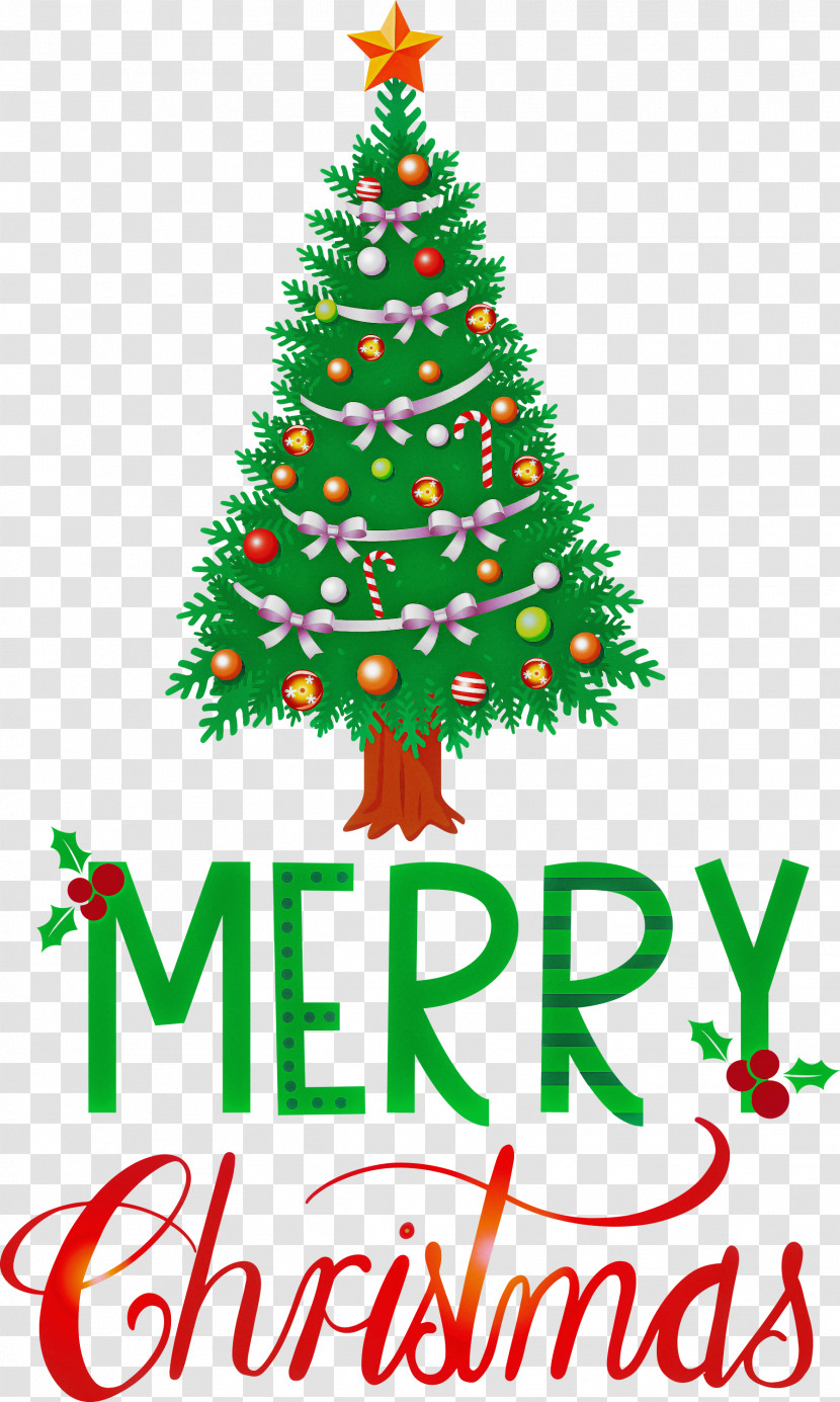 Merry Christmas Christmas Tree Transparent PNG