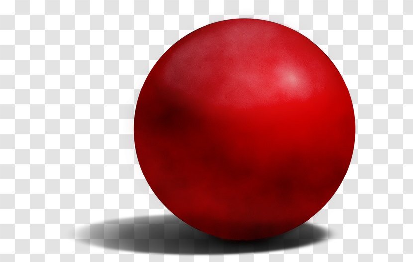 Watercolor Cartoon - Red - Lacrosse Ball Transparent PNG