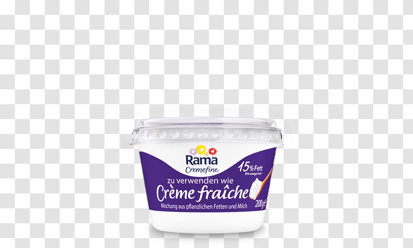 Sour Cream Tart Crème Fraîche Rama - Recipe Transparent PNG