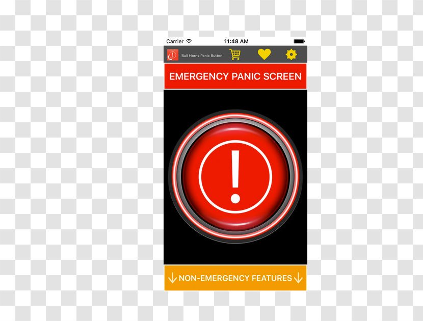 App Store Download Screenshot Review - Hardware - Panic Button Transparent PNG