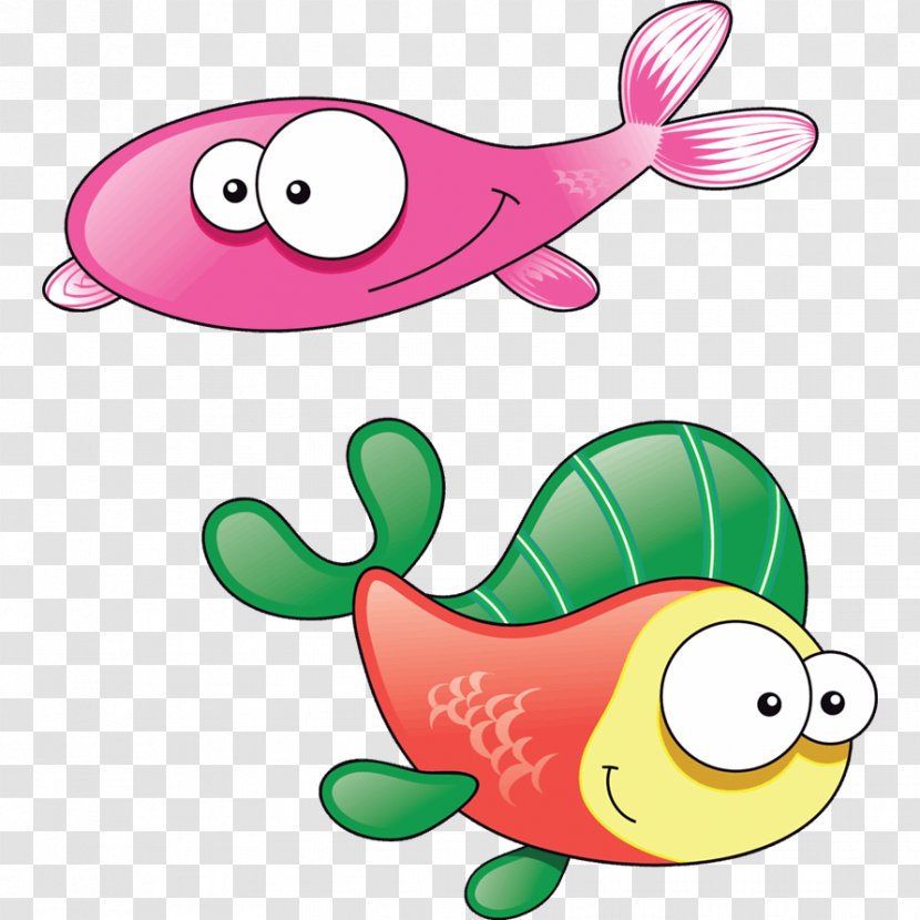 Sticker Child Clip Art - Pink Fish Transparent PNG