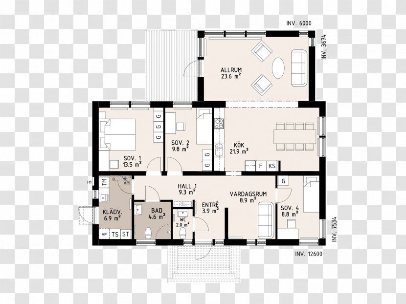 Floor Plan House Kitchen Living Room Family - Bathroom Transparent PNG