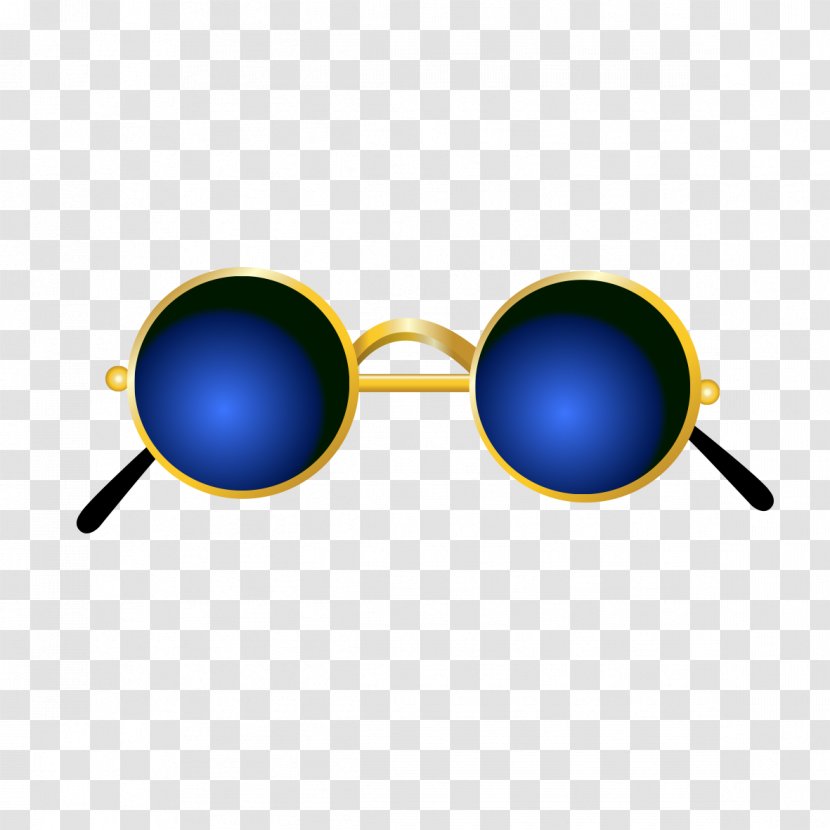 Sunglasses Blue - Eyewear - Dark Glasses Material Transparent PNG