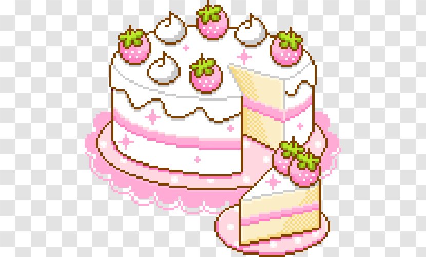 Birthday Cake Swiss Roll Strawberry Cream Transparent PNG